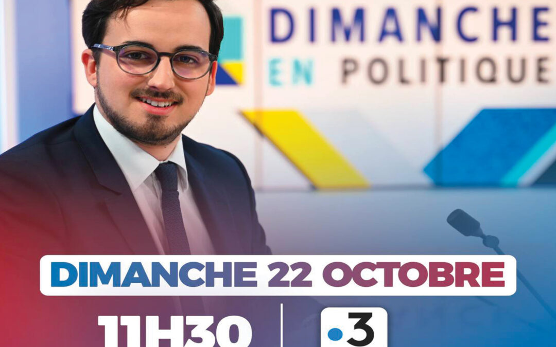 Média : J’étais l’invite de Dimanche en Politique