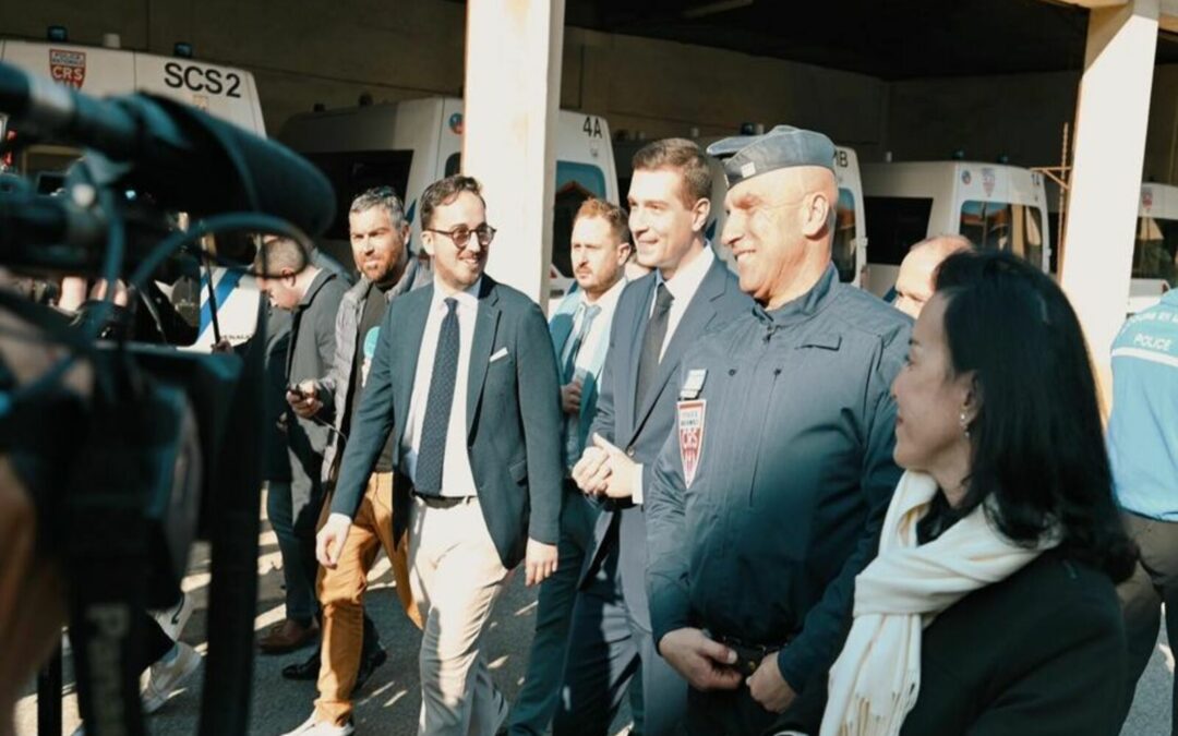 Saint-Laurent-du-Var : Visite de la CRS 6 avec Jordan Bardella !