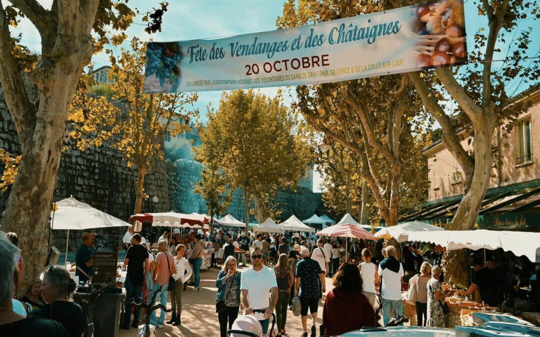 Saint-Paul-de-Vence : Fête des vendanges et de la châtaignes !