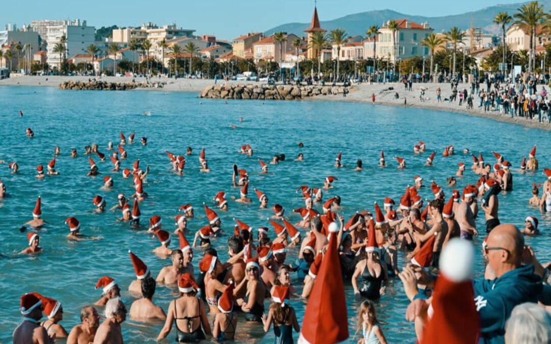 Cagnes-sur-Mer : 24e édition du bain de Noël !