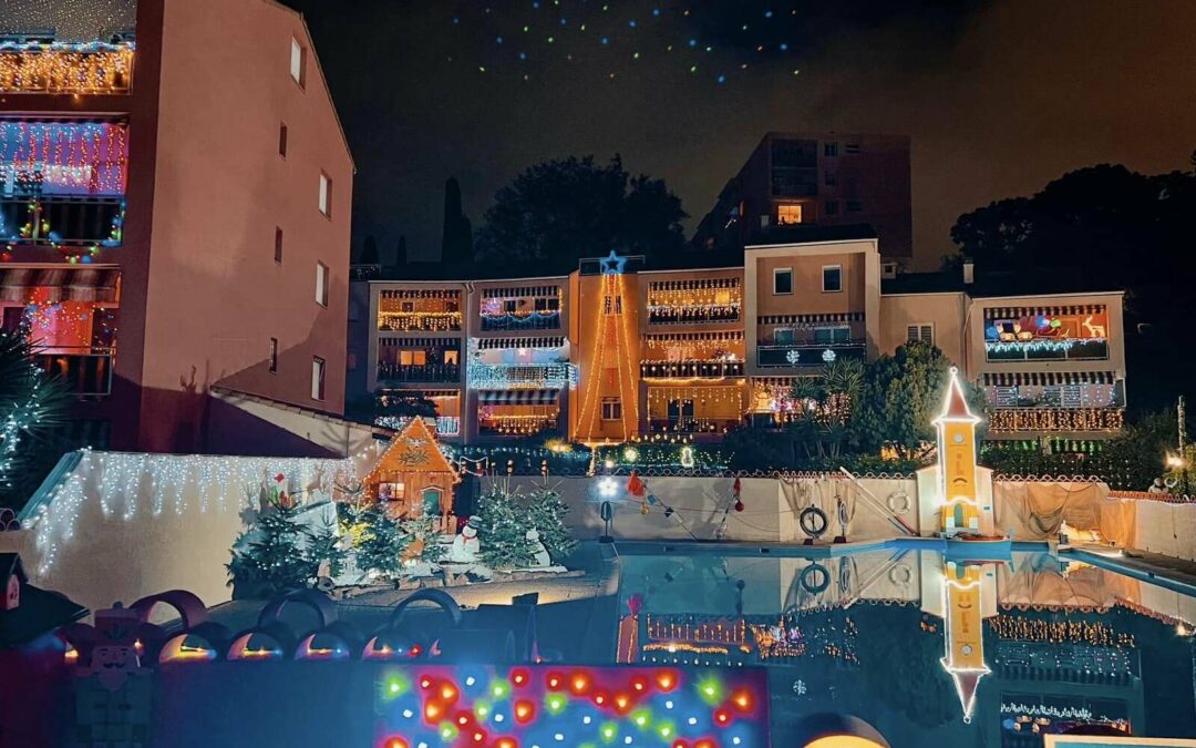 Cagnes-sur-Mer : Lancement des illuminations de Noël aux Hameaux du Val Fleuri !