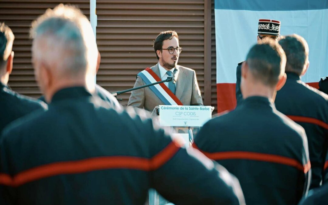 Cagnes-sur-Mer : Cérémonie de la Sainte Barbe du CODIS !